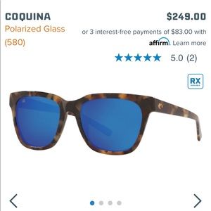 Costa Coquina 580 Polarized Sunglasses